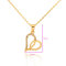 D0003 Fashion Womens Jewelry Gold Plated Zircon Necklace Pendants