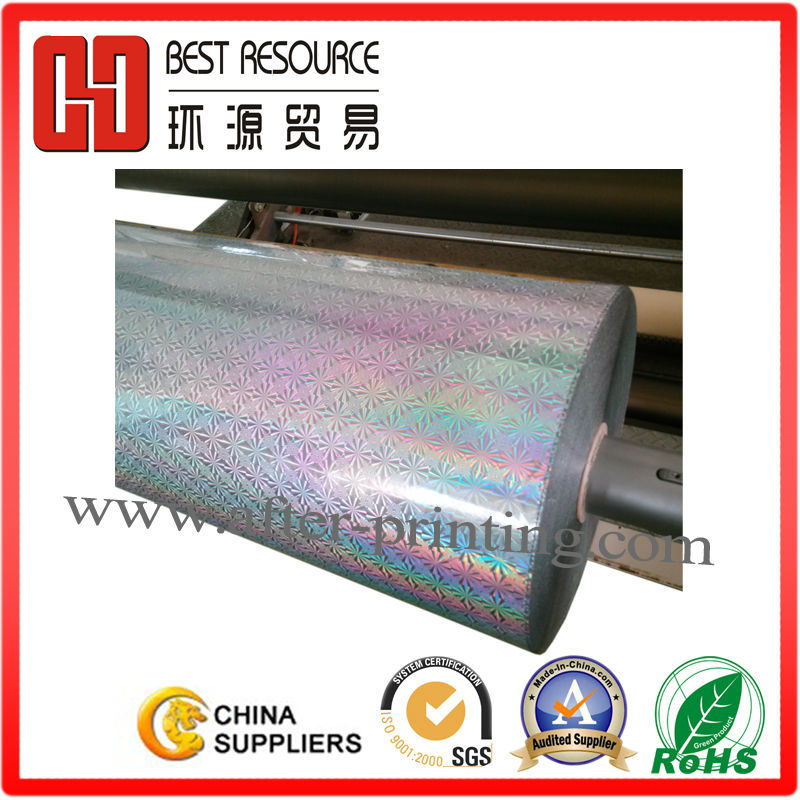 Silver BOPP Thermal Laminating Holographic Film