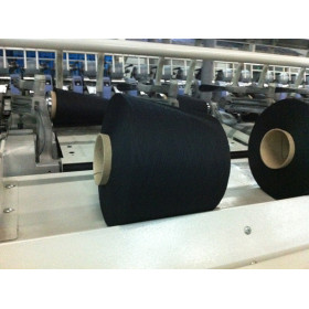 100% polyester spun yarn 30/1 black