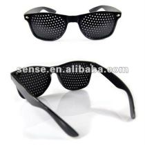 Black Pinhole Wayfarer Sunglasses