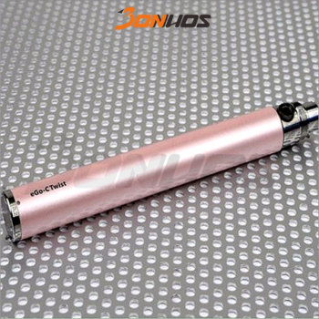 Variable voltage battery of e health cigarette ego-twist battery