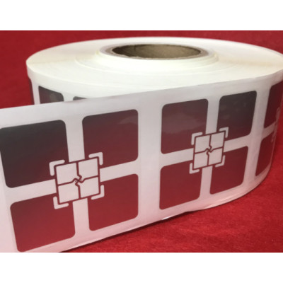 Impinj M4QT Chip Ski Race Running Match logistics transit RFID electronic label sticker RFID UHF label 71mm*72mm  5000Pieces