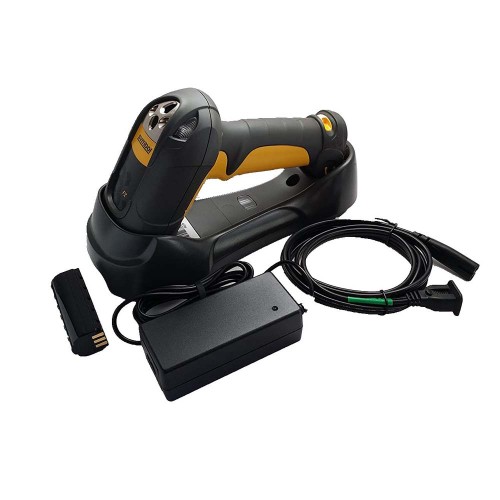 Motorola Symbol LS3578-FZ Rugged Cordless Barcode Scanner with integrated Bluetooth with Charging Cradle and USB Cord used