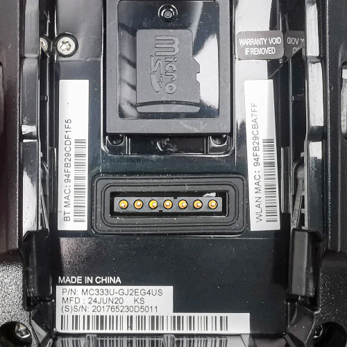 Zebra MC333U-GJ2EG4US UHF RFID reader barcode data collector Wi-Fi, Bluetooth, Android 10, 2D Imager