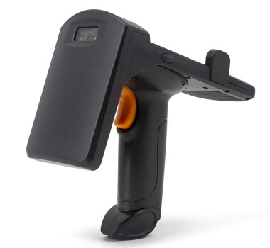 Handheld UHF RFID Reader| Yanzeo R12| Pistol Long Range 1D 2D Barcode Scanner with Wireless 2.4G Bluetooth USB Barcode Reader ISO 18000-6C
