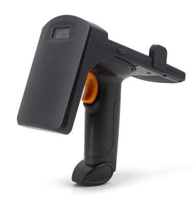 Handheld UHF RFID Reader| Yanzeo R12| Pistol Long Range 1D 2D Barcode Scanner with Wireless 2.4G Bluetooth USB Barcode Reader ISO 18000-6C
