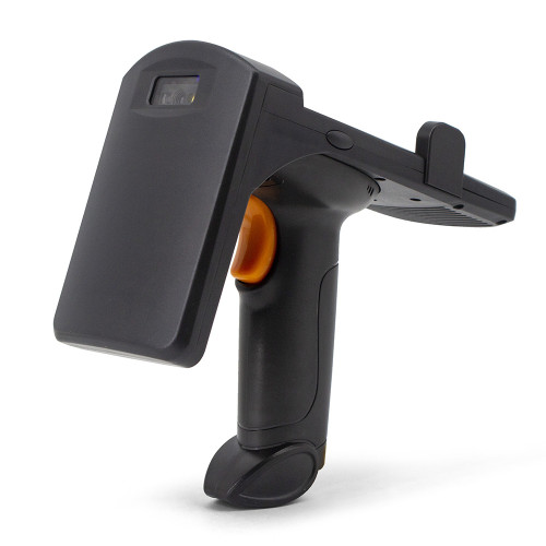 Handheld UHF RFID Reader| Yanzeo R12| Pistol Long Range 1D 2D Barcode Scanner with Wireless 2.4G Bluetooth USB Barcode Reader ISO 18000-6C