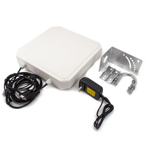 8m UHF RFID Reader| Yanzeo R783| Long Range 8m Outdoor IP67 9dbi Antenna UHF Integrated Reader RS232 RS285 RS485 for access management