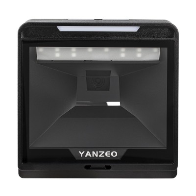 2D Barcode Scanner| Yanzeo YS868I| Desktop barcode reader Omnidirectional Square 2D Million pixels USB and RS232 interface