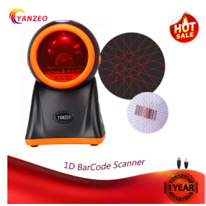 1D Desktop BarCode Scanner| Yanzeo RS232|20Lines for Supermarket Warranty 12 Months
