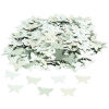 Silver butterfly shape table confetti for wedding decoration