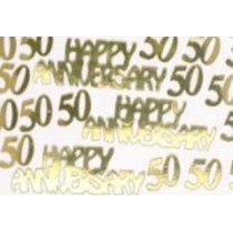 Gold anniversary  shape table confetti for wedding decoration