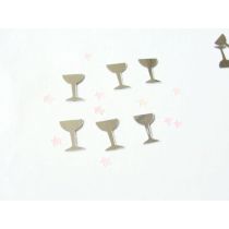 Gold glass  shape table confetti for wedding decoration