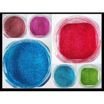 Eco-friendly glitter powder for greeting cards deocration