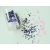 Silver cup shape table confetti for Birthday celebration decoration