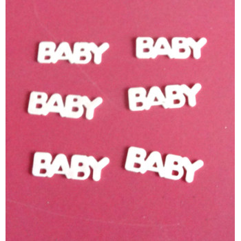 Baby  shape table confetti for Baby's Birthday celebration