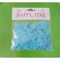 Feeder shape table confetti for Baby's Birthday celebration