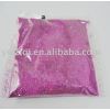 pink color PET glitter powder in small package