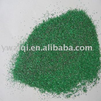 green aluminum plastics glitter powder