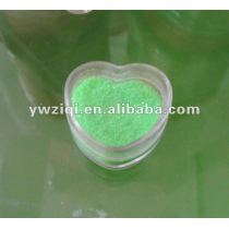 Rainbow green color glitter powder