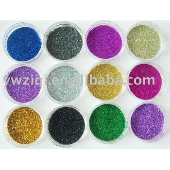 metallic color glitter powder for painting