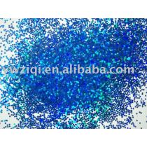 Blue High temperature hexagon PET glitter powder