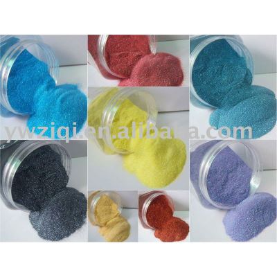 high temperature metalic colors printing screen glitter powder