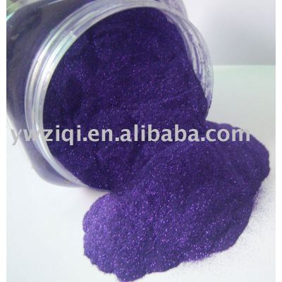purple hexagon glitter powder for craft works