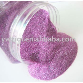 Iris pink color high temperature embossing glitter powder