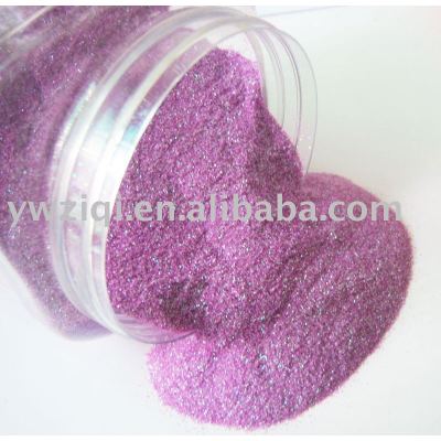 Iris pink color high temperature embossing glitter powder