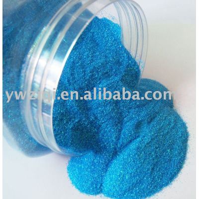 High temperature light blue PET glitter powder for sticker