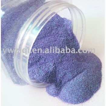 Fine rainbow purple glitter powder for party decoration