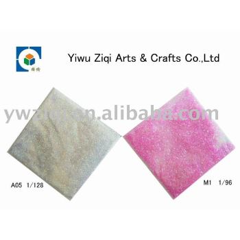 Glitter powder with hot temperature resistance