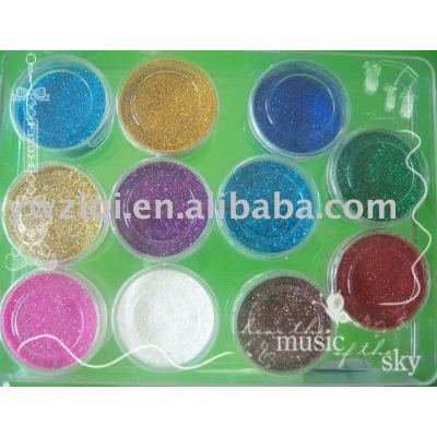 1/8''-1/256'' high temperature decorative Glitter powder kit