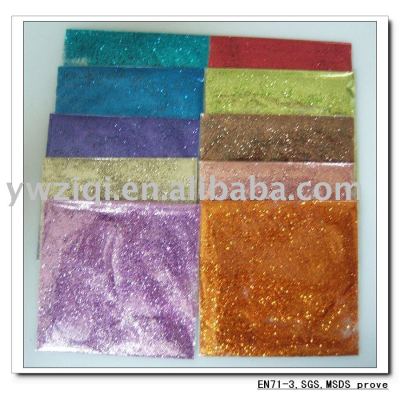 Fine Glitter powder for glitter cothes/leather