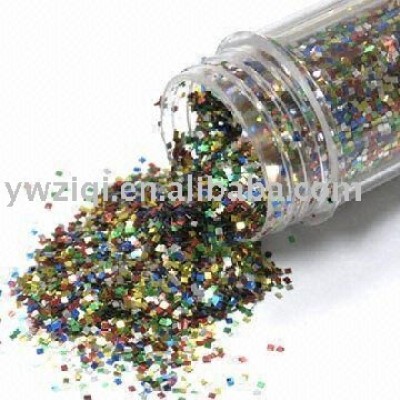 Fine square glitter powder in flake for weddding celebration