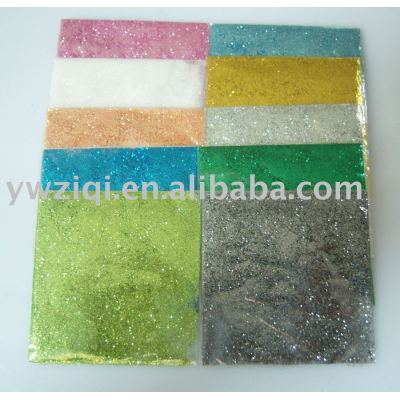 Hexagon glitter powder used for glitter leather