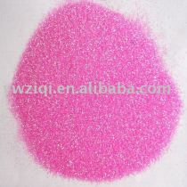 Fine pink glitter powder for Christmas decoration