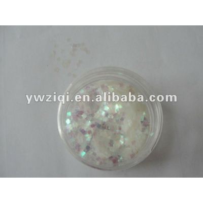 Iris color square glitter powder for crafts