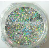 Silver hologram 200 C high temperature glitter powder