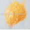 Orange color rhombus shape glitter powder for crystal crafts decoration