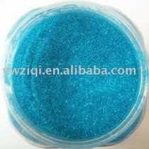 High temperature rainbow blue colored glitter powder for crafts decoration