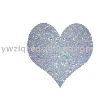 Iridescence color glitter powder using in greeting cards