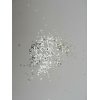 High temperature silver color square glitter powder for veil decoration