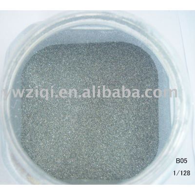 Silver color glitter powder in hair-bands