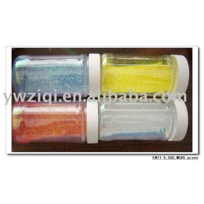 Glitter powder for screen printing decoration