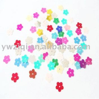 Flower shape PVC material confetti