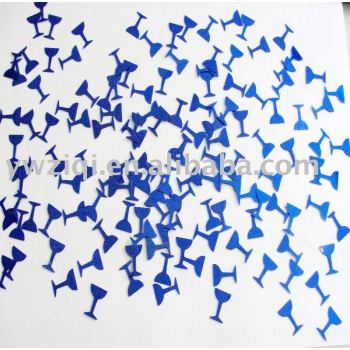 PVC cup table confetti for the party decoration