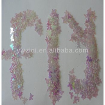 artificial PET butterfly confetti for wedding decoration
