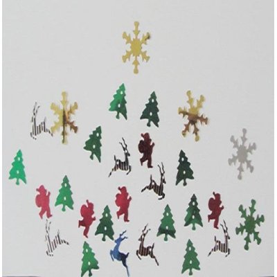 chrismas santa tree party confetti